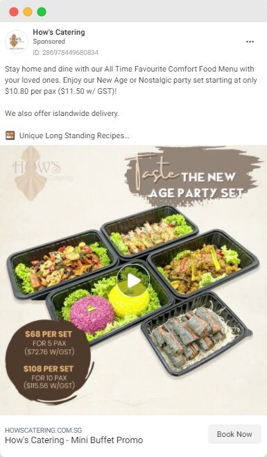 How's catering sell your catering services